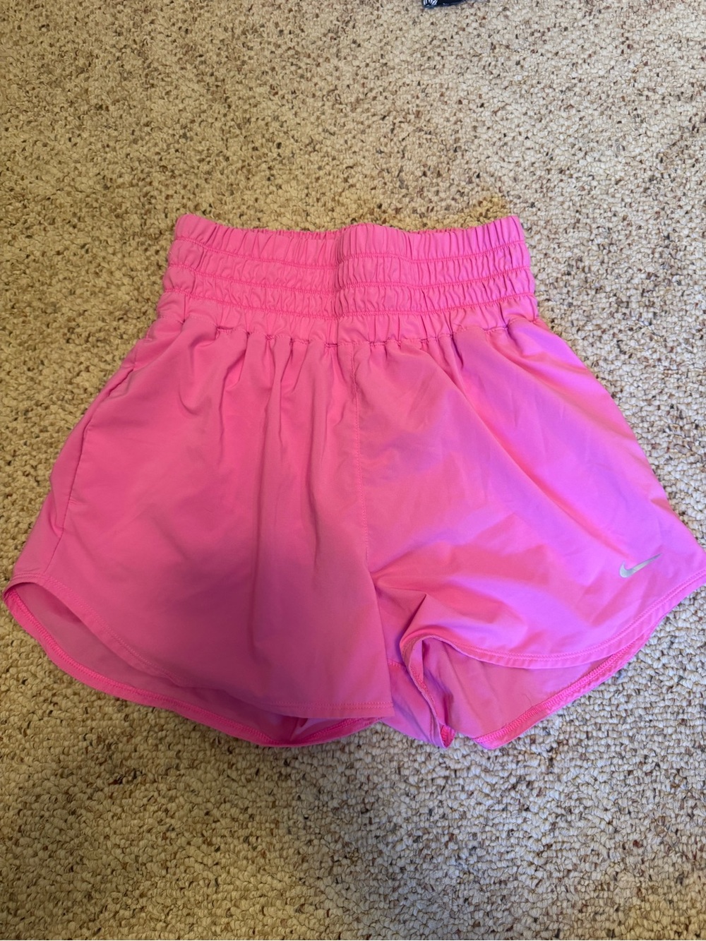 Nike Women’s Hot Pink Elastic Waist Athletic Shorts